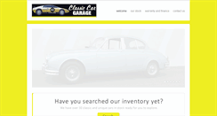 Desktop Screenshot of classiccargarage.com.au