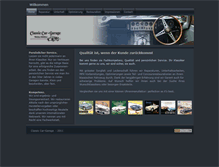 Tablet Screenshot of classiccargarage.ch